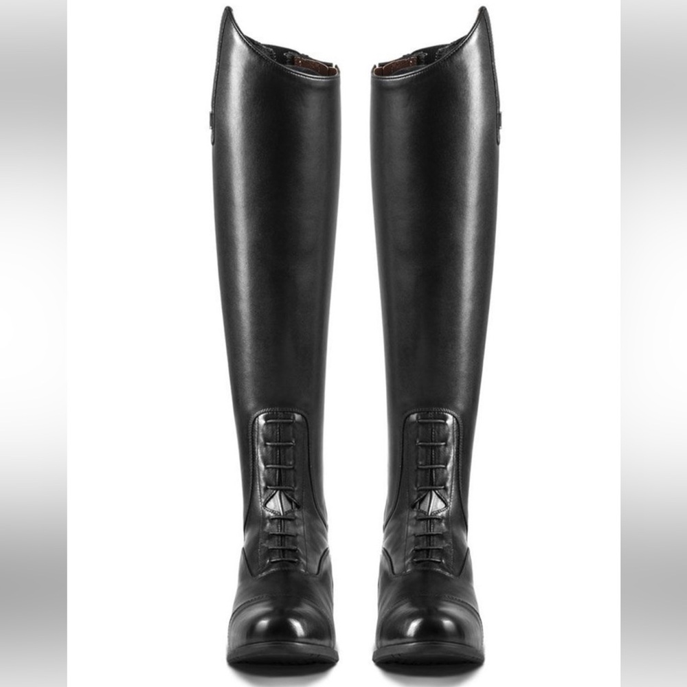 The renaissance collection Donatello Tredstep 40R field black riding boots US 9